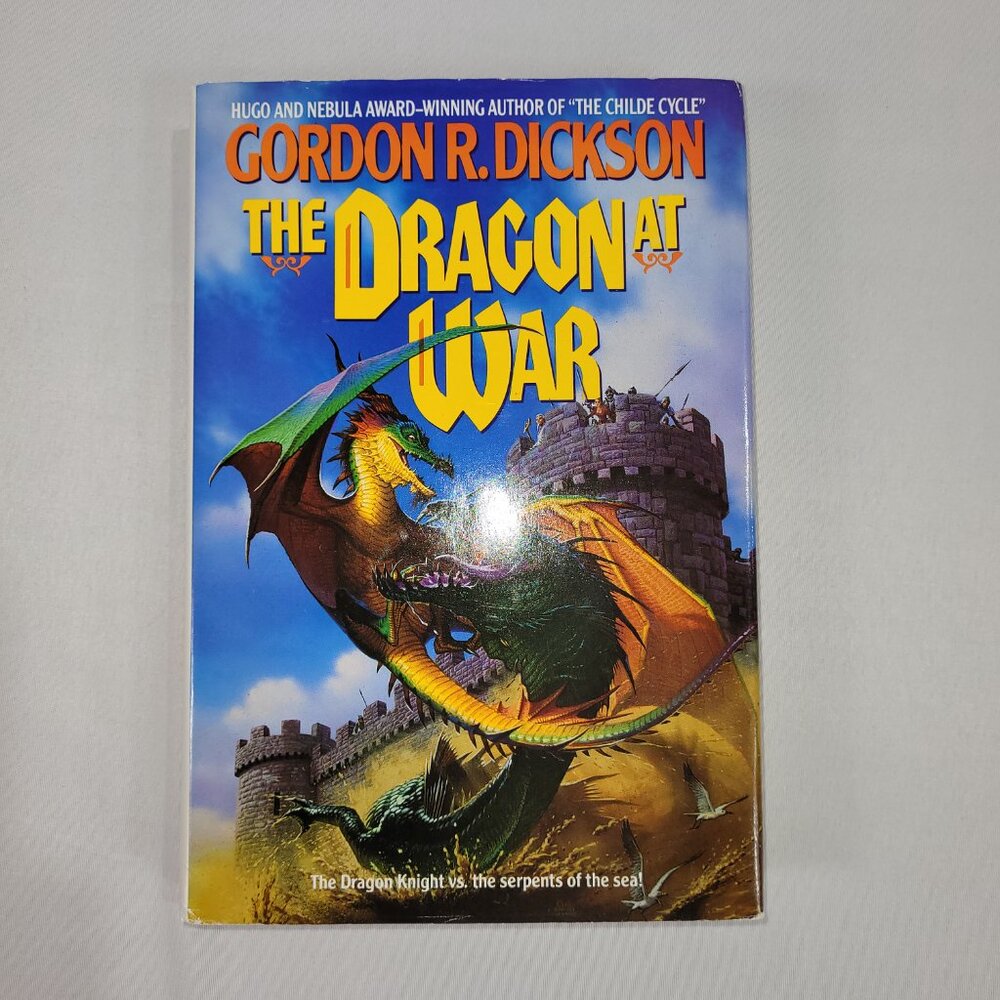 Gordon R. Dickson The Dragon at War Hardcover 1992 Fantasy Book Club Edition